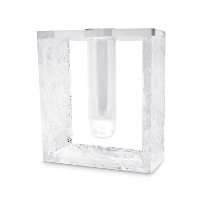 Acrylic Vase with Tube Inlay