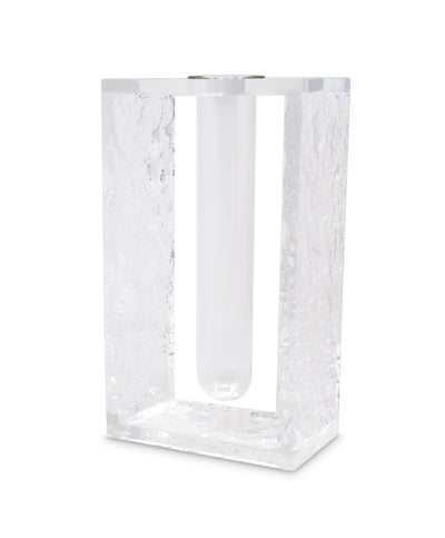 Acrylic Vase with Tube Inlay