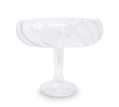 Liscio Ottico - Round Stemmed Salad Bowl