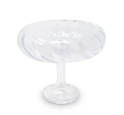 Liscio Ottico - Round Stemmed Salad Bowl
