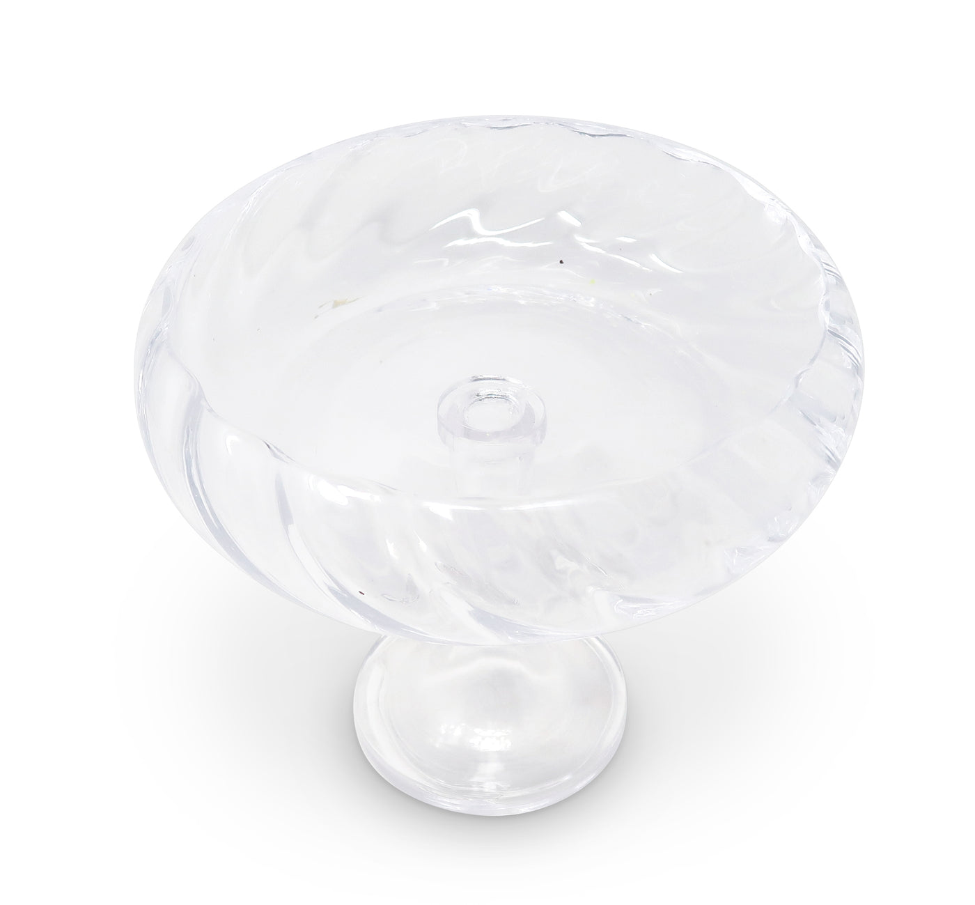 Liscio Ottico - Round Stemmed Salad Bowl