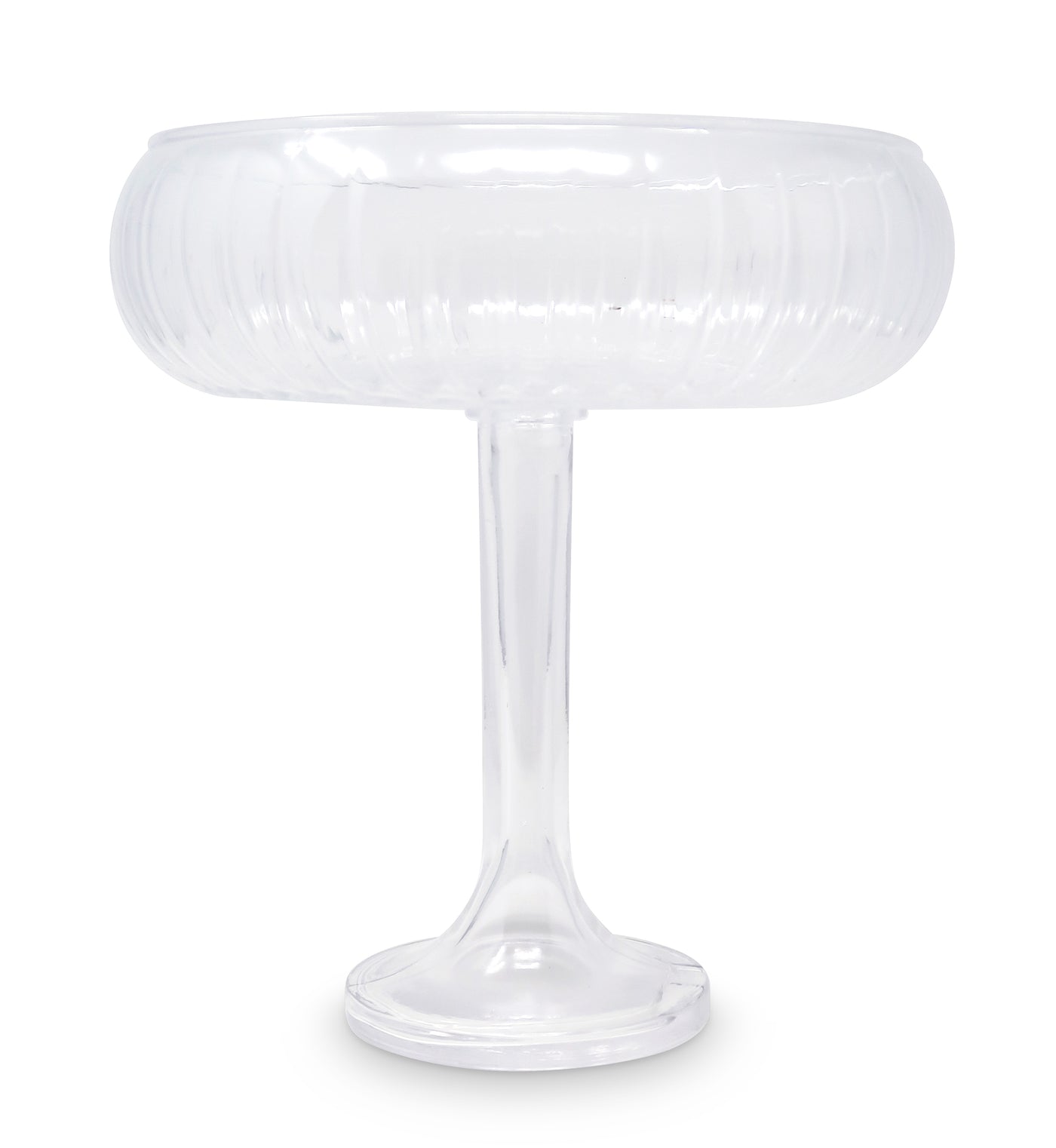 Liscio Ottico - Round Stemmed Salad Bowl