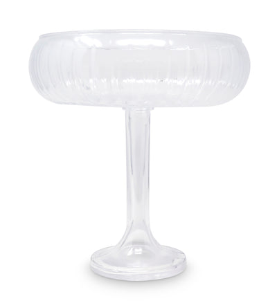 Liscio Ottico - Round Stemmed Salad Bowl