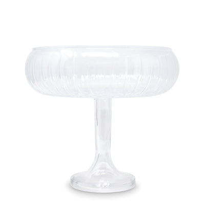 Liscio Ottico - Round Stemmed Salad Bowl
