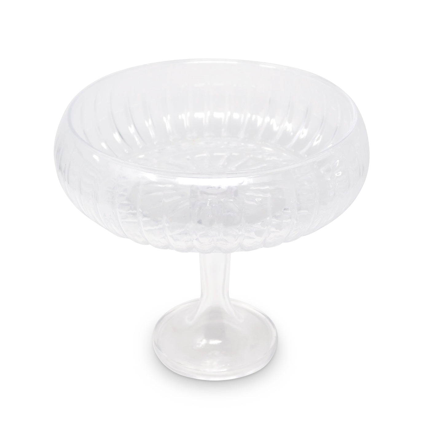 Liscio Ottico - Round Stemmed Salad Bowl