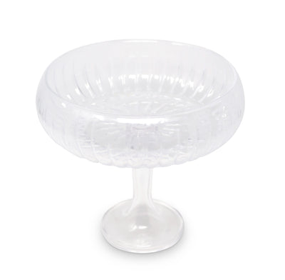 Liscio Ottico - Round Stemmed Salad Bowl