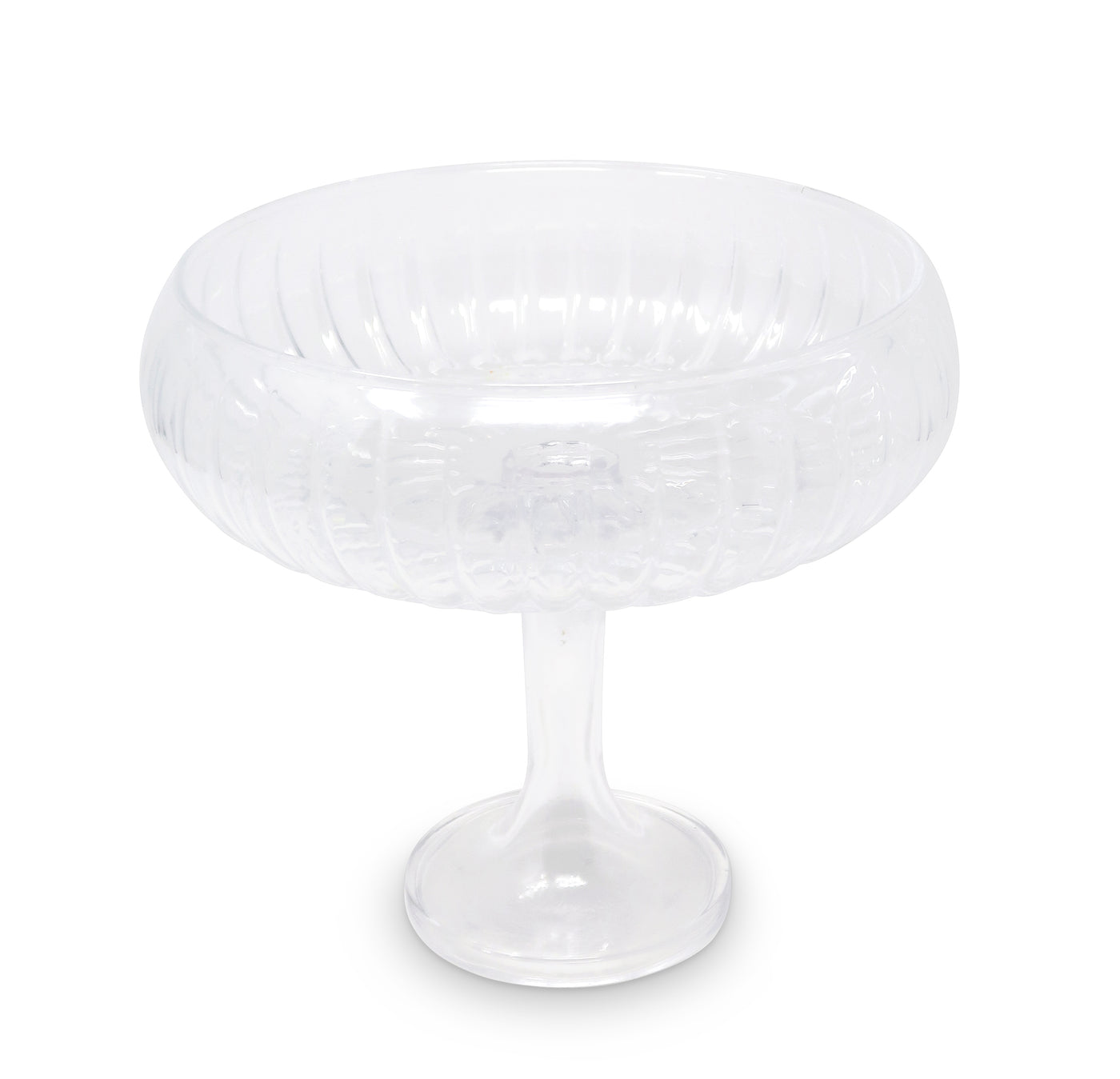 Liscio Ottico - Round Stemmed Salad Bowl