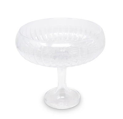 Liscio Ottico - Round Stemmed Salad Bowl