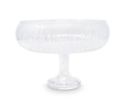 Liscio Ottico - Round Stemmed Salad Bowl