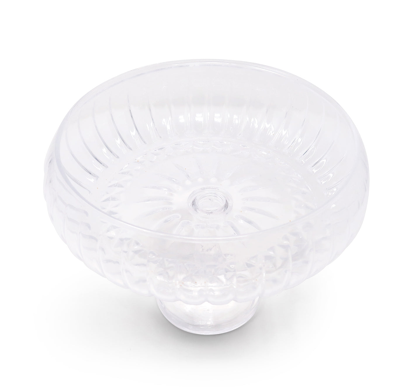 Liscio Ottico - Round Stemmed Salad Bowl
