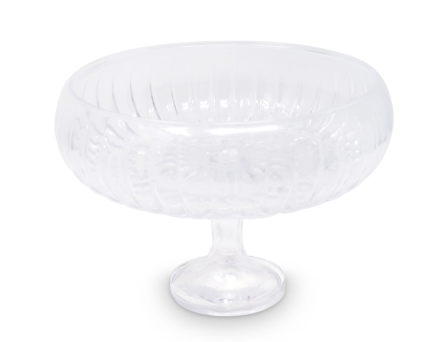 Liscio Ottico - Round Stemmed Salad Bowl