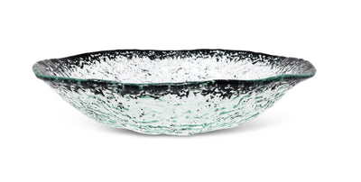 Salad Bowl with Scattered Black Design