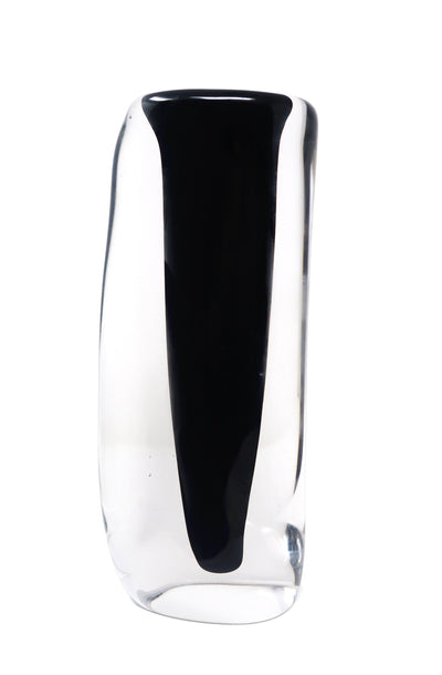 Glass Double Wall Vase, 11.5"H