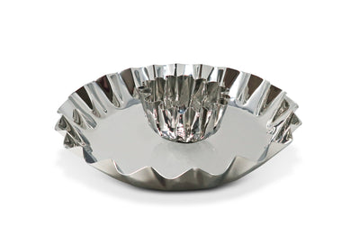 Stainless Steel Chip and Dip Bowl, 14.25"D