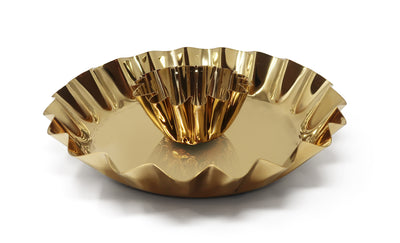 Stainless Steel Chip and Dip Bowl, 14.25"D