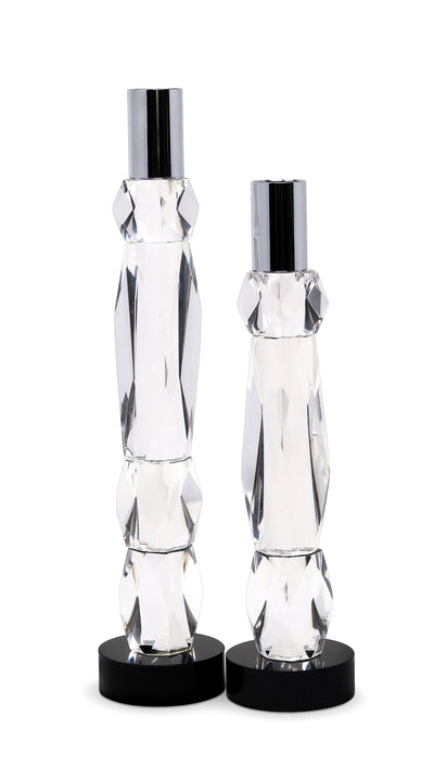 Crystal Candlestick Tall (2 sizes)