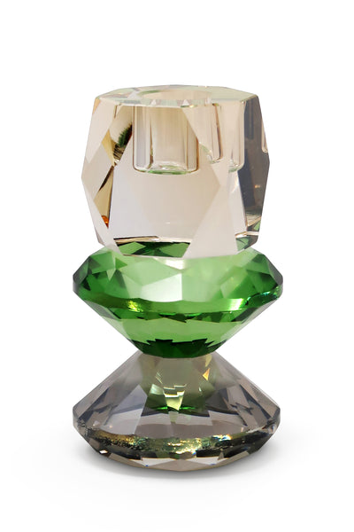 Tricolored Crystal Candlestick