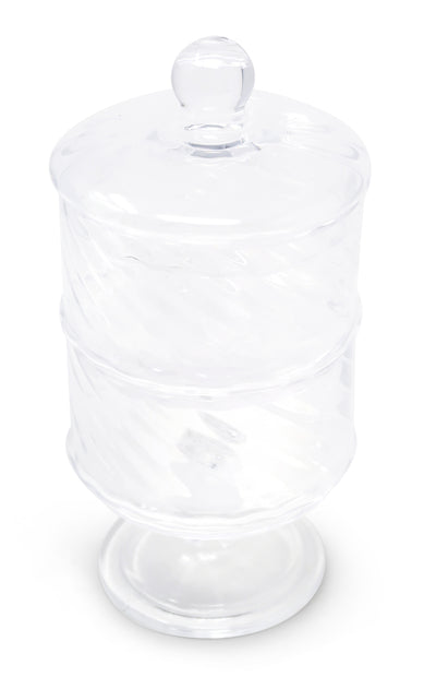 Liscio Ottico - Double Cookie Jar with Spiral Design