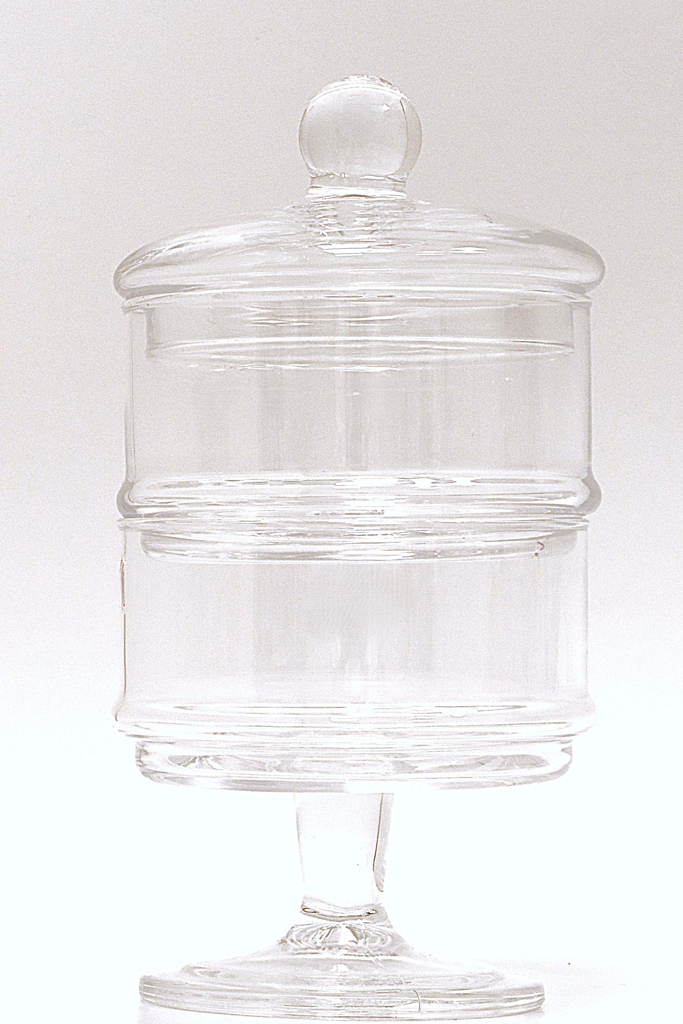 Liscio Ottico - Double Cookie Jar with Spiral Design