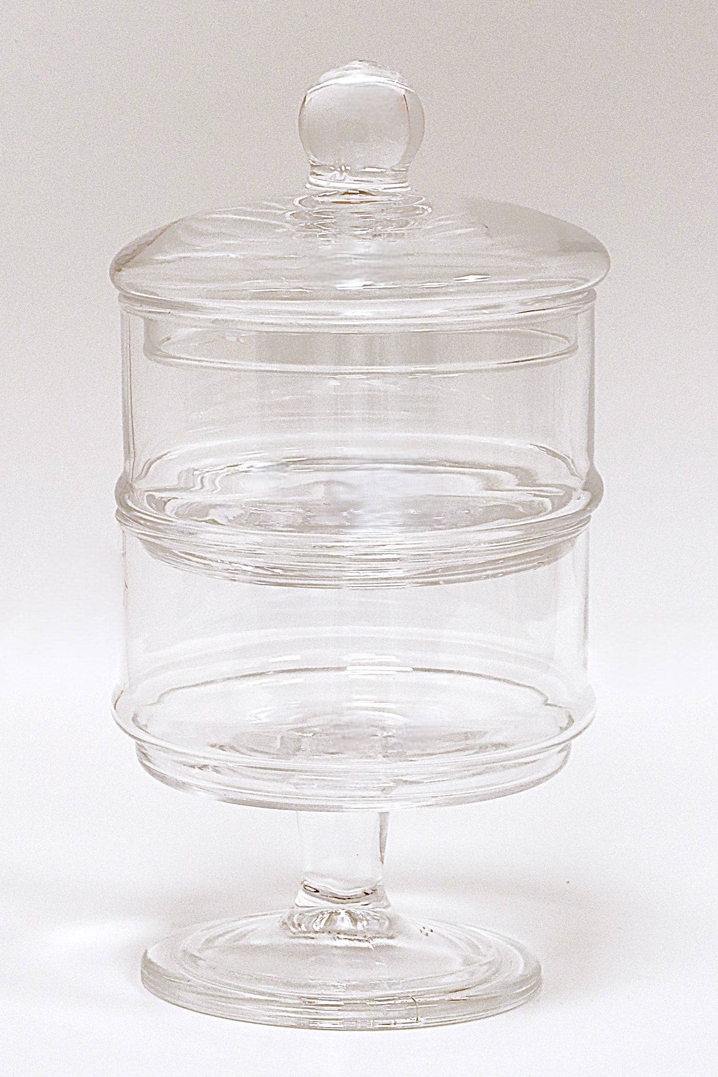 Liscio Ottico - Double Cookie Jar with Spiral Design