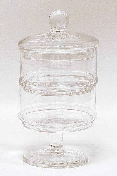 Liscio Ottico - Double Cookie Jar with Spiral Design