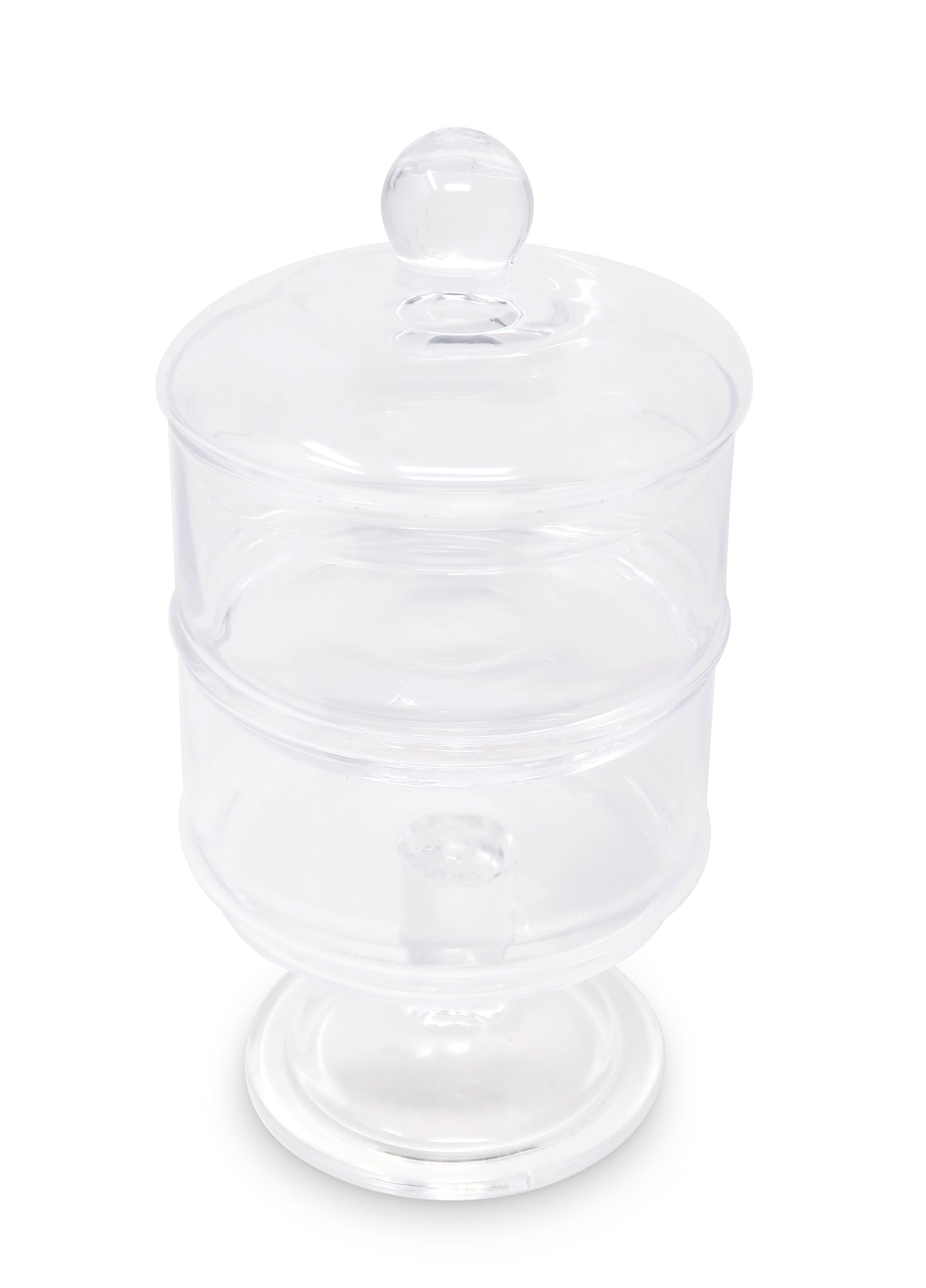 Liscio Ottico - Double Cookie Jar with Spiral Design