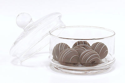 Liscio Ottico - Double Cookie Jar with Spiral Design