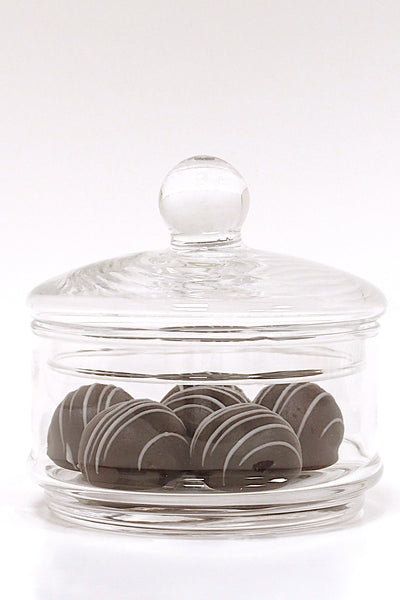 Liscio Ottico - Double Cookie Jar with Spiral Design