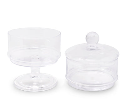 Liscio Ottico - Double Cookie Jar with Spiral Design