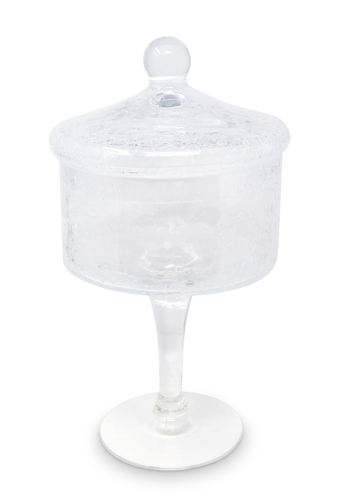 Liscio Ottico - Stemmed Cookie Jar with Ball Knob on Lid