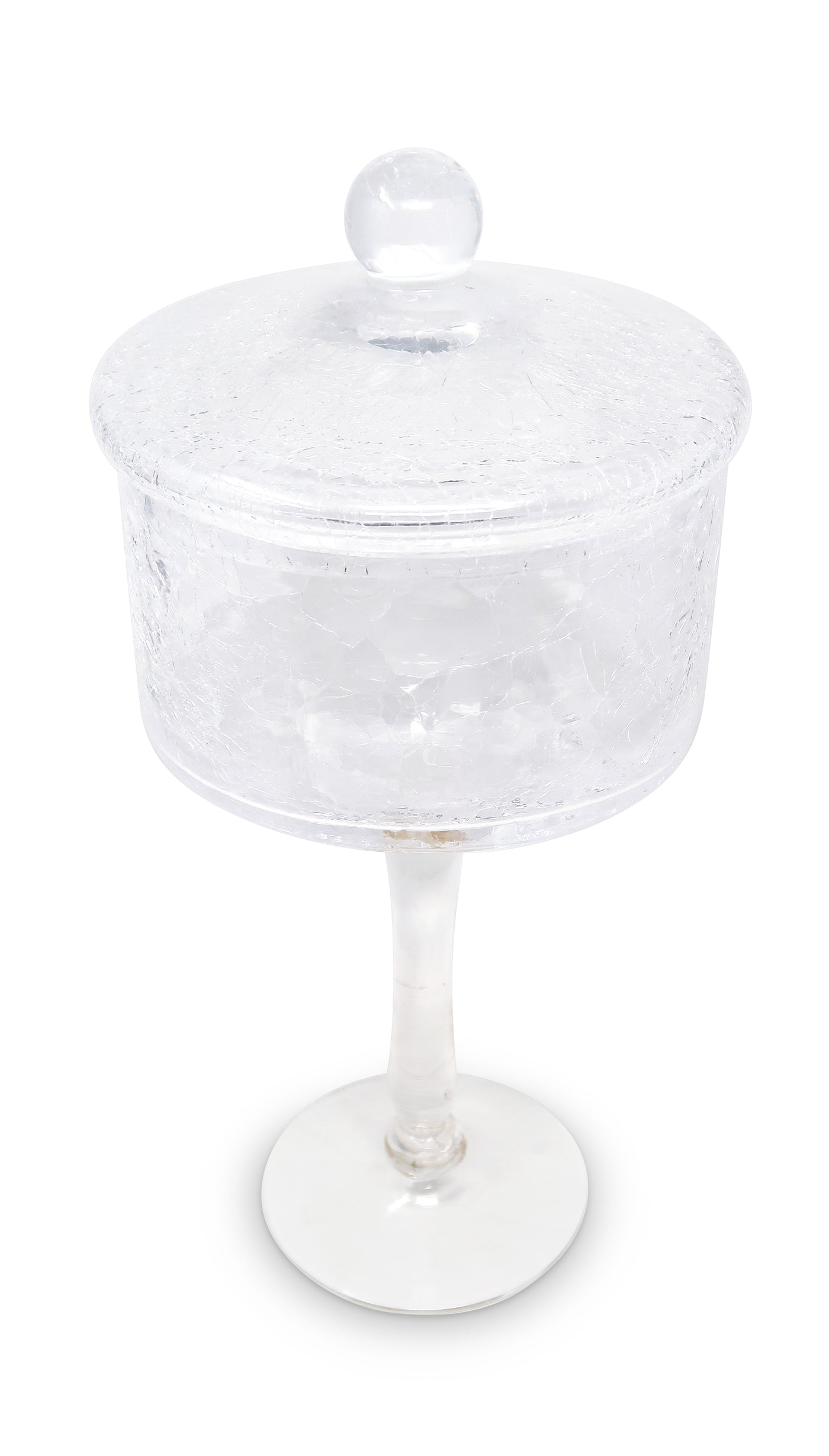 Liscio Ottico - Stemmed Cookie Jar with Ball Knob on Lid