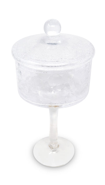 Liscio Ottico - Stemmed Cookie Jar with Ball Knob on Lid