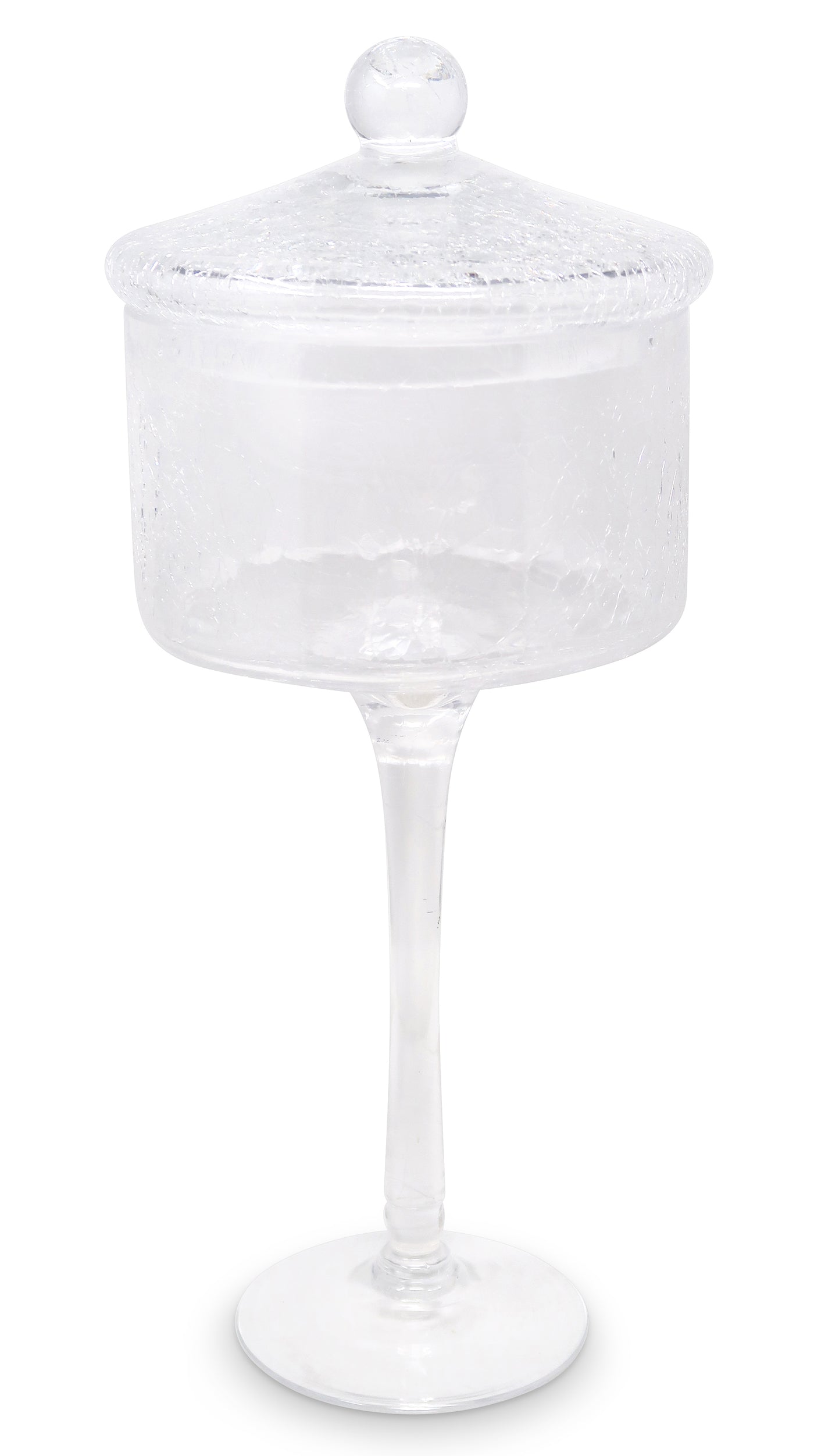 Liscio Ottico - Stemmed Cookie Jar with Ball Knob on Lid