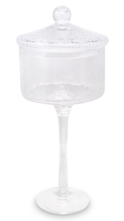 Liscio Ottico - Stemmed Cookie Jar with Ball Knob on Lid