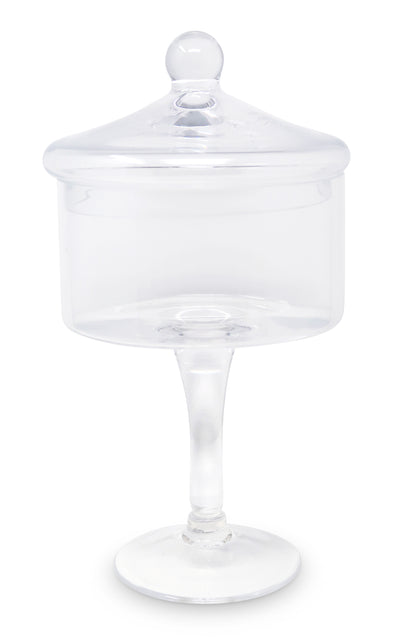 Liscio Ottico - Stemmed Cookie Jar with Ball Knob on Lid