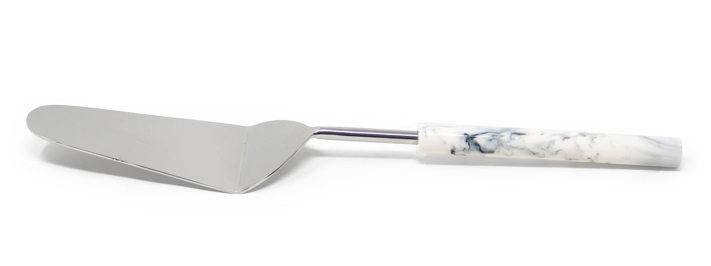 Cake/Salad Server Set with Marble Handle