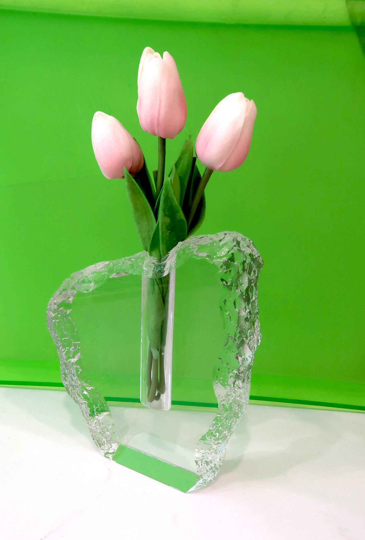 9.5"H Crystal Vase