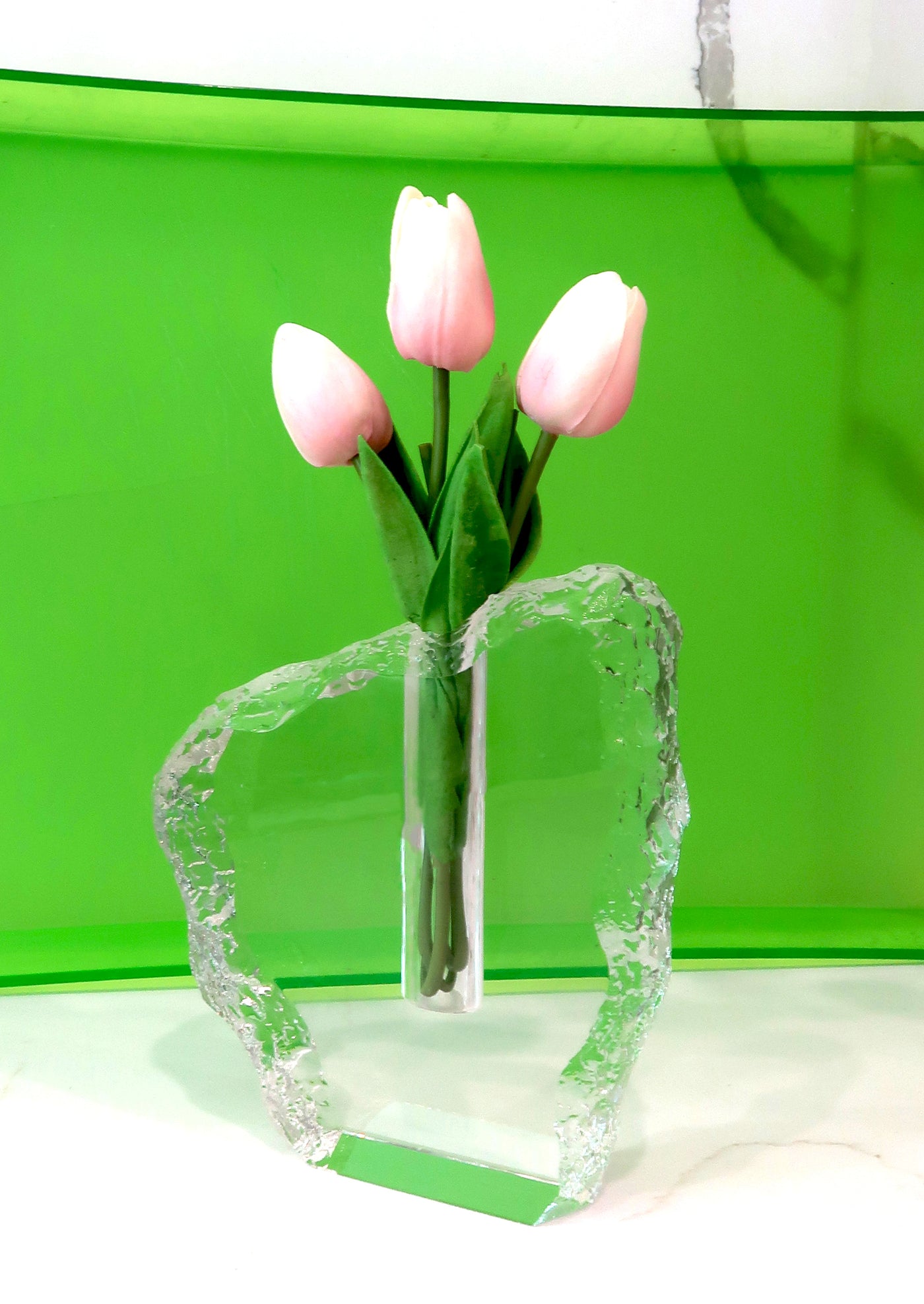 9.5"H Crystal Vase