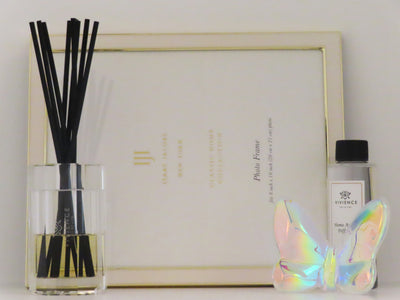 Clear Octagon Shape Reed Diffuser - "Lily of The Valley" Scent