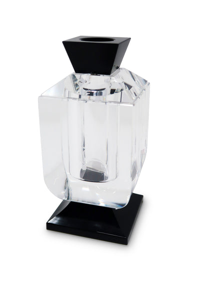 Crystal Diffuser with Black Accents - Lily of the Valley Scent