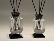 Crystal Diffuser with Black Accents - Lily of the Valley Scent