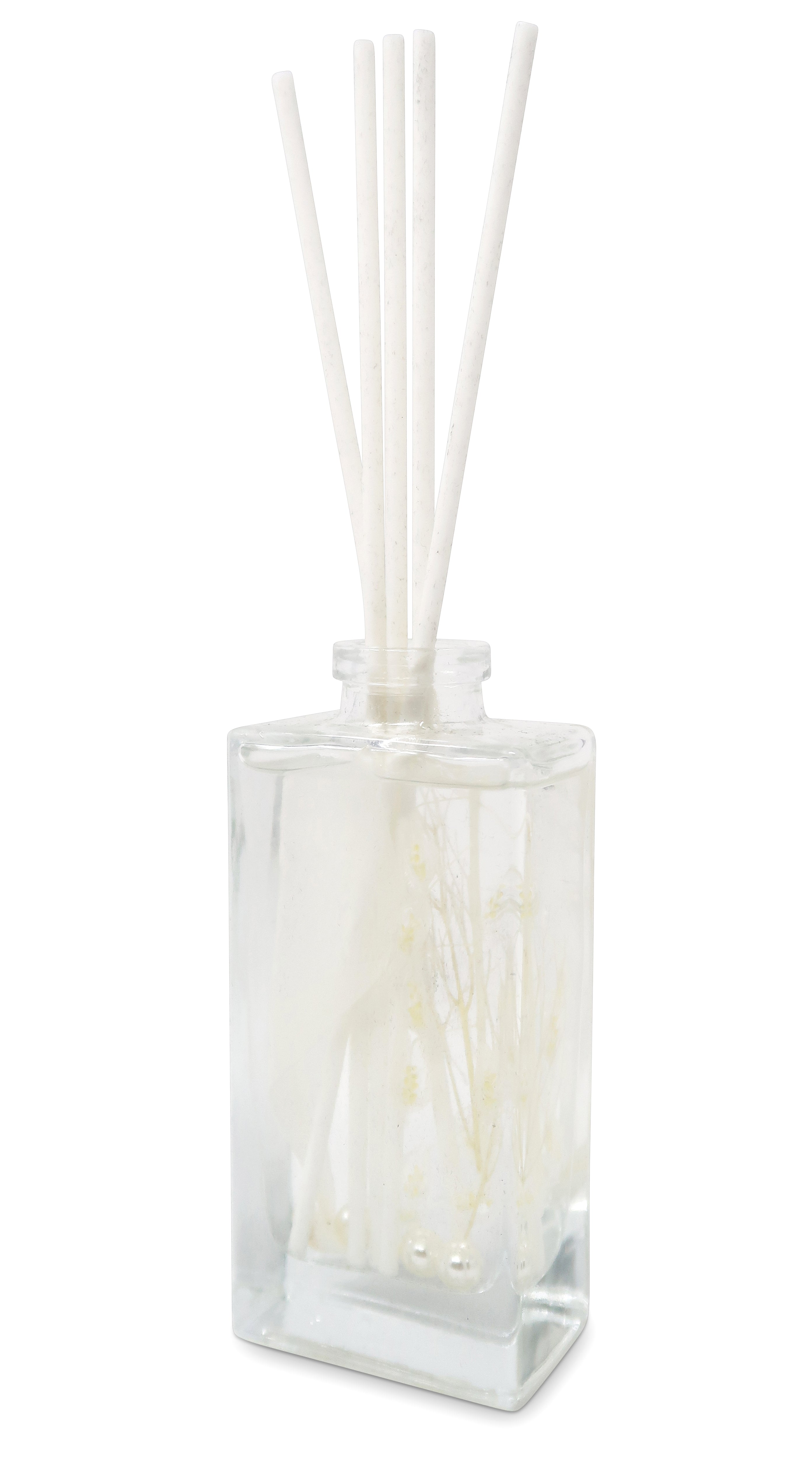 Preserved Flower Reed Diffuser, White with Sea Shell – Vivience