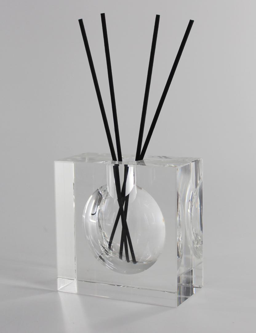 Crystal Diffuser with Black Reeds