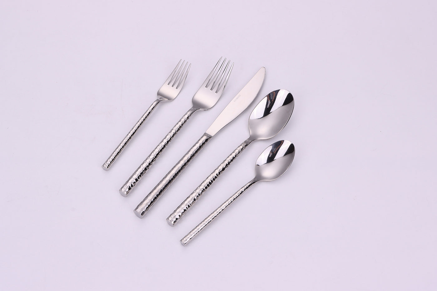 Pexo 20 Pc Silver Flatware Set, Service for 4