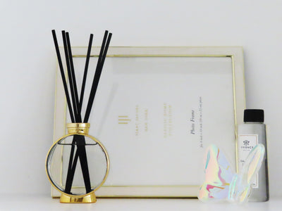 Gold Plated Diffuser, White Flower Scent