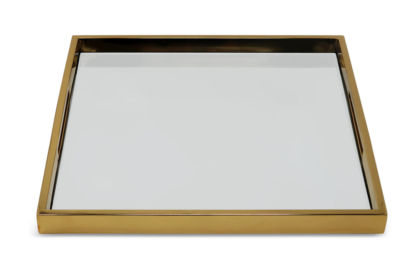 Large Square Silver Mirror Tray (3 Color Options)