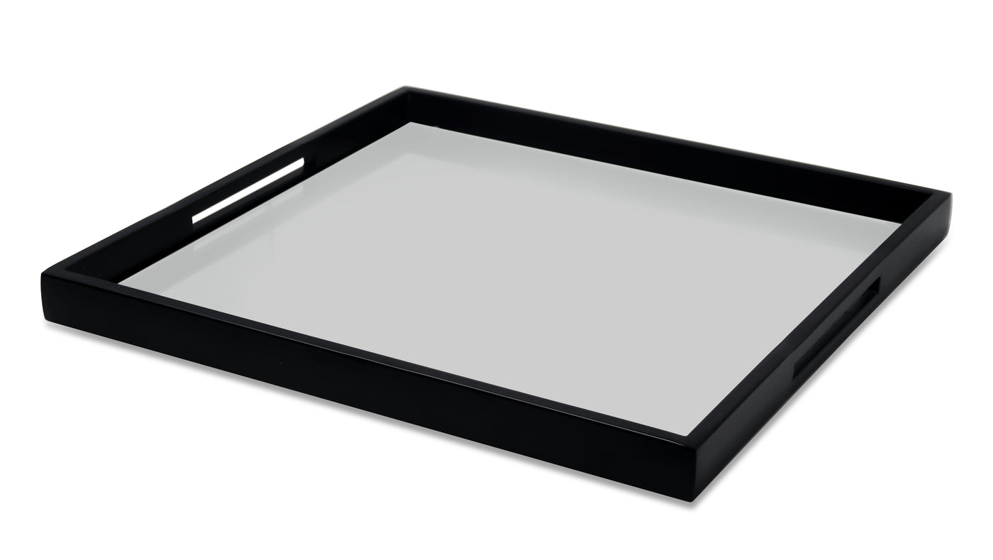 Large Square Silver Mirror Tray (3 Color Options)