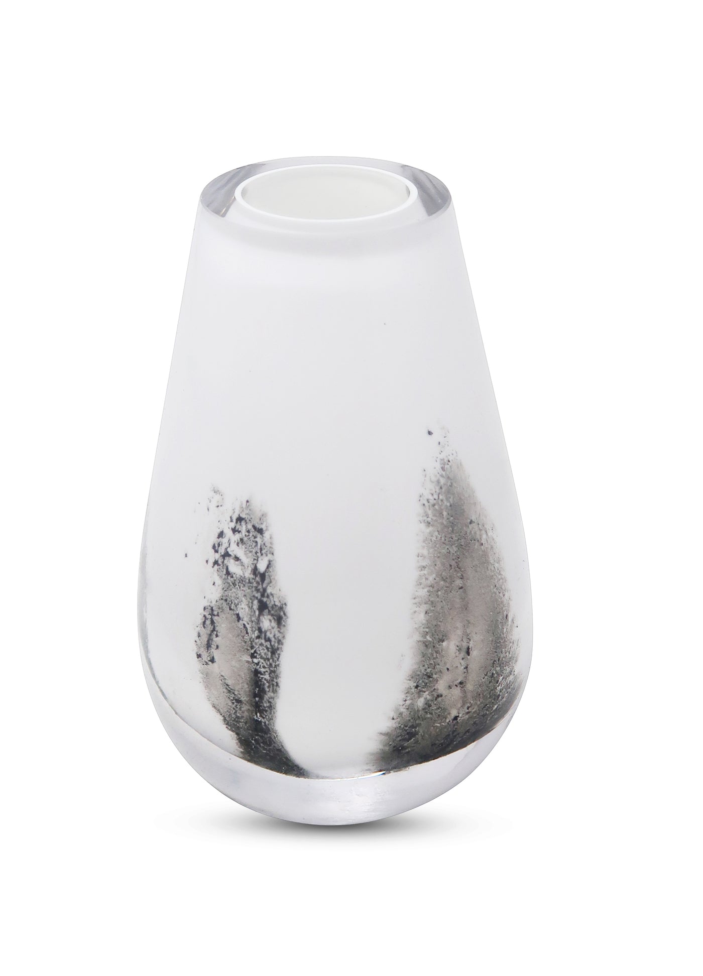 Glass Bud Vase, 6.5"H