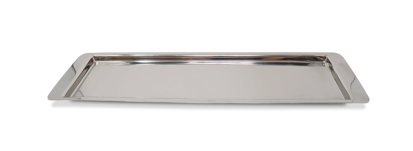 3 Bowl Stainless Steel Relish Dish on Tray, 17.25"L