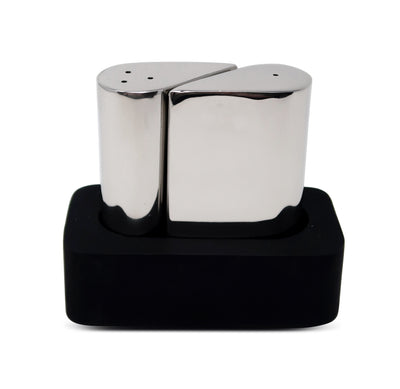 Salt and Pepper Set with Black Base